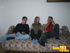 18 year old beauty uncovers her big tits before losing her virginity